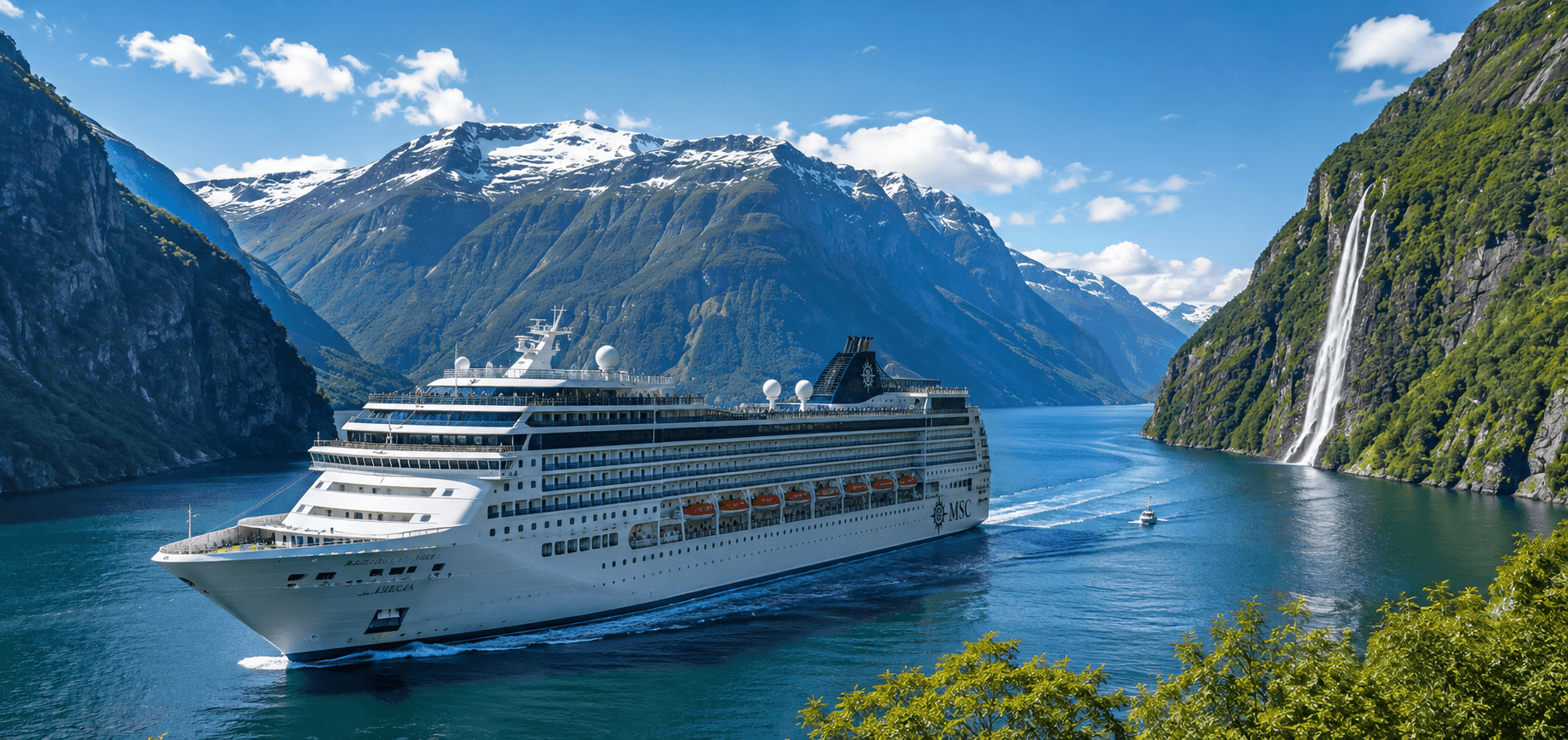 Luxury cruise travel experience